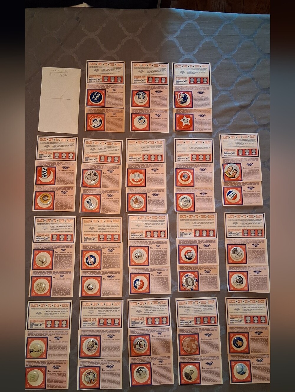 Vintage Amoco 1972 Presidential Campaign Buttons 36/38 Near Complete Lot